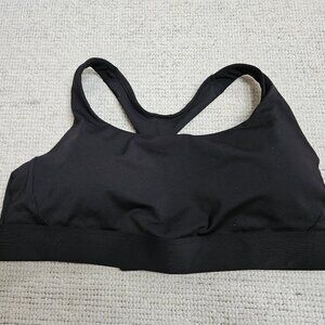 Athleta Ultimate Bra Black 1X - Sports Bra #531117 Medium Impact Workout Running